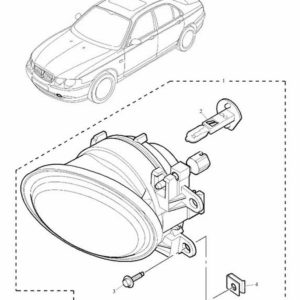 Rover 75 / MG ZT & ZT-T Lighting - MG Driving & Fog Lamps