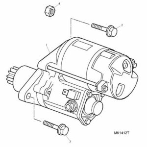 Starter Motor-2500cc Petrol Manual/V6