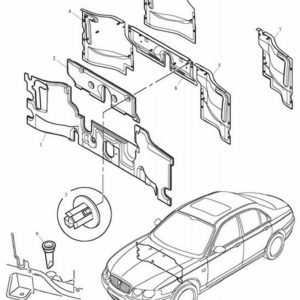 Rover 75 / MG ZT & ZT-T Interior / Trim Insulations