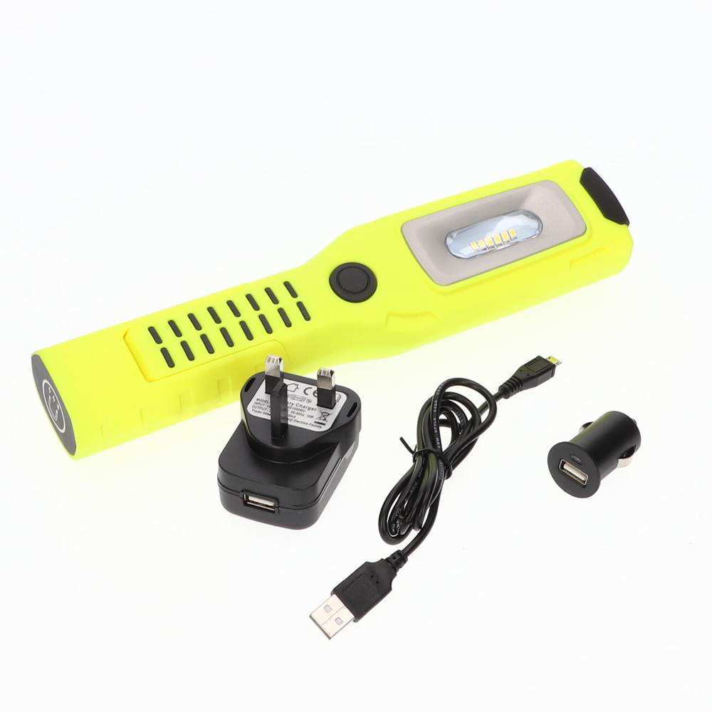 General Parts - FLEXIBLE MAGNETIC HAND LAMP/TORCH (YELLOW) (CONSEHL300LY)